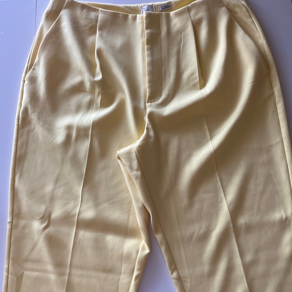 a new day Pants - a new day Bright Yellow Tailored Women's Dress Pants